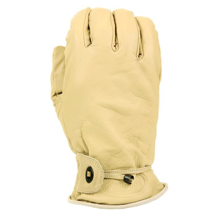 Longhorn leren handschoenen geel