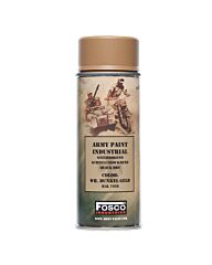 Fosco spuitbus legerverf 400ml DK gelb (geel)