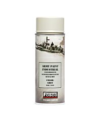 Fosco spuitbus legerverf 400ml Flat grey (mat)