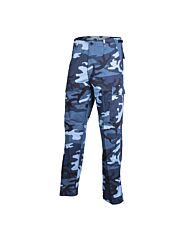 Mil-Tec BDU Cargo Pants Ranger Style Sky Blue Camo