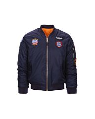 Fostex Kinder MA-1 USAF Flight Jacket blauw