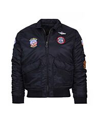 Fostex kinder CWU bomber jack zwart