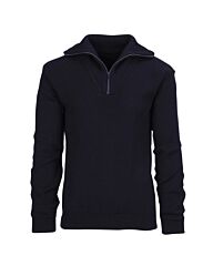 Fostex schippers trui wol blauw