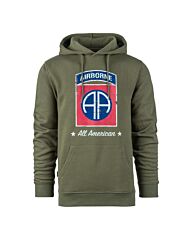 Fostex Hoodie 82nd Airborne Division Groen