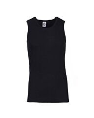 Fostex KL rib hemd (singlet) zwart