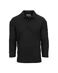 101inc Tactical polo Quick dry lange mouw zwart