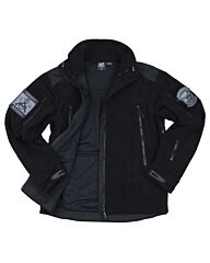 101inc Heavy Duty fleece jack zwart