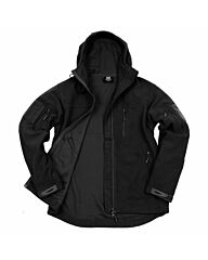101inc Hexagon Fleece vest zwart