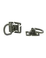 101inc MOLLE D-Ring 2 st. groen