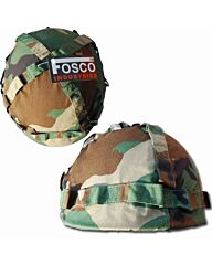 Fosco kinder helm deluxe woodland camo