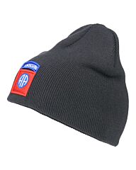 Fostex Beanie muts 82ND Airborne dark grey