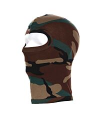 Fostex helm bivakmuts Recon 1 gat katoen woodland camo