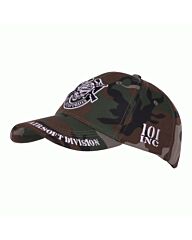 101inc Baseballcap Airsoft Division woodland camo