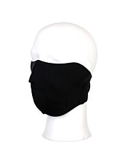 Biker Mask Neoprene half face black