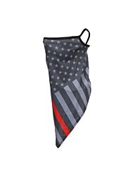 101Inc Gezichtsmasker met oorlus USA grijs