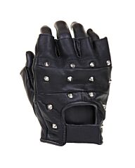 Fostex Polsmof leer met spikes zwart