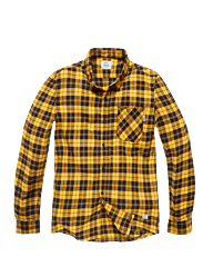Vintage Industries Riley Flannel Shirt Yellow Check