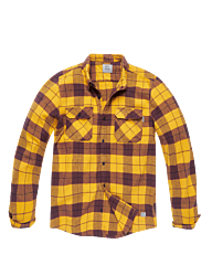 Vintage Industries Sem Flannel Shirt Yellow Check