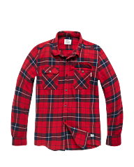 Vintage Industries Sem Flannel Shirt Red Check