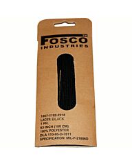 Fosco veters voor kisten zwart 160cm