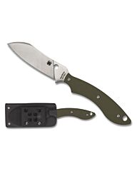 Spyderco Outdoormes Stok Drop Point OD Green 8Cr13MoV PE