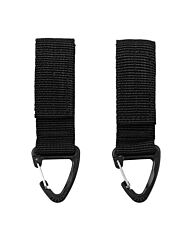 101inc Molle carabiner hook 2-pack zwart