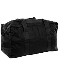Pilotentas canvas zwart