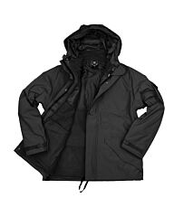 101inc Military Parka waterproof 3 in 1 zwart