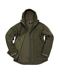 101inc Hexagon Fleece vest groen