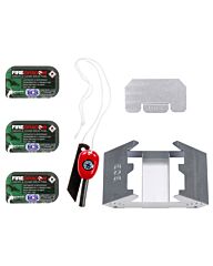 B.C.B. Fire dragon folding cooker met brandstof