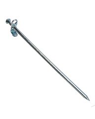 Fosco Haring rocky 30cm Zilver/Chrome (1 stuk)