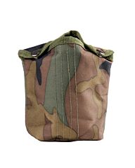 Veldfles hoes woodland camo