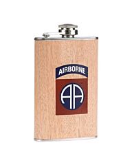 Fostex Zakfles 5 ounce 82nd Airborne hout look