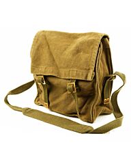 Pukkel tas canvas groen