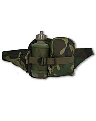 Heuptas met bidon woodland camo