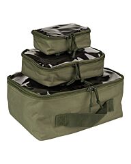 101 INC Organizers Transparant – Set van 3 stuks groen