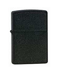 Zippo aansteker Crackle zwart