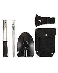Survival Multi-Tool 4 in1 zwart