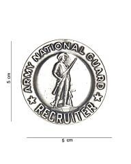 Embleem metaal Army national guard