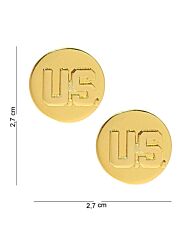 Embleem metaal Collar disk US device pin