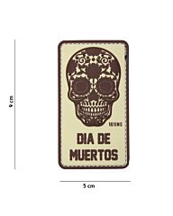 3D PVC Dia de muertos beige