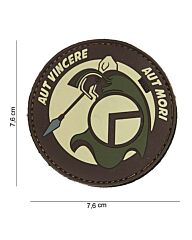 Embleem 101inc 3D PVC Spartan aut bruin