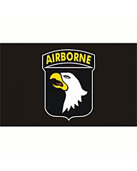 vlag Airborne 101e division zwart