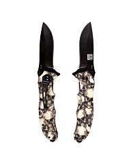101inc Outdoor Zakmes Skull + Clip zwart