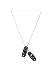 101inc Dog tag PVC Bloedgroep B- negatief zwart