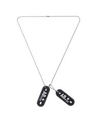 101inc Dog tag PVC Bloedgroep AB+ positief 