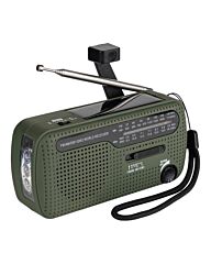 Fosco Prepper Noodradio incl. zaklamp en powerbank SW1/SW2/FM/AM