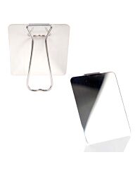 Fosco Spiegel opvouwbaar orig. Italie zilver/chrome