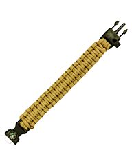 101inc Paracord survival kompas 8 inch Coyote