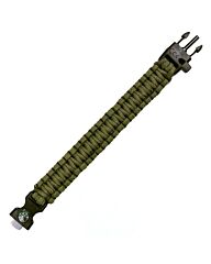 101inc Paracord survival kompas 8 inch groen